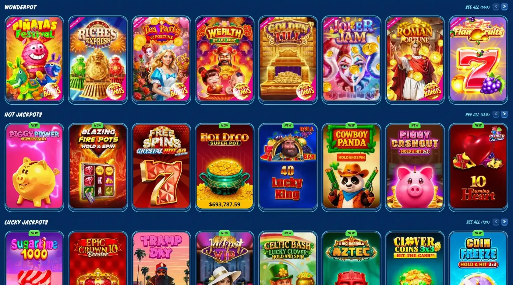 Millioner Casino Willkommenspaket Übersicht
